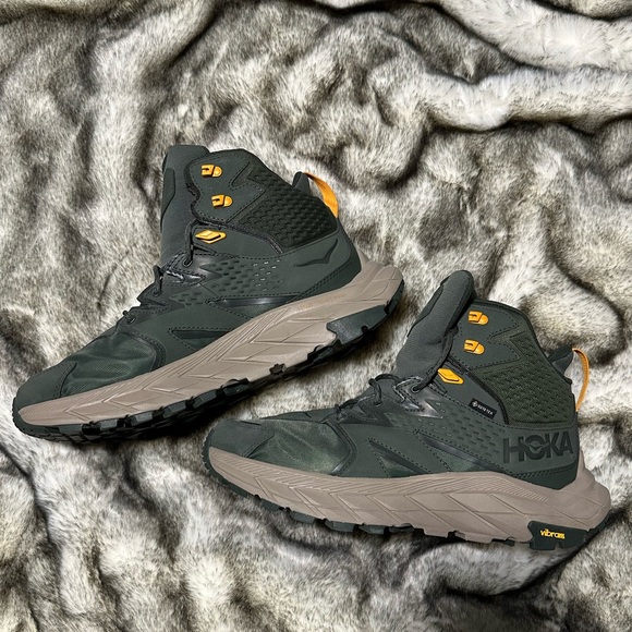 Mens HOKA Anacapa Mid GTX Hiking Boots/Sneakers - Picture 4 of 7